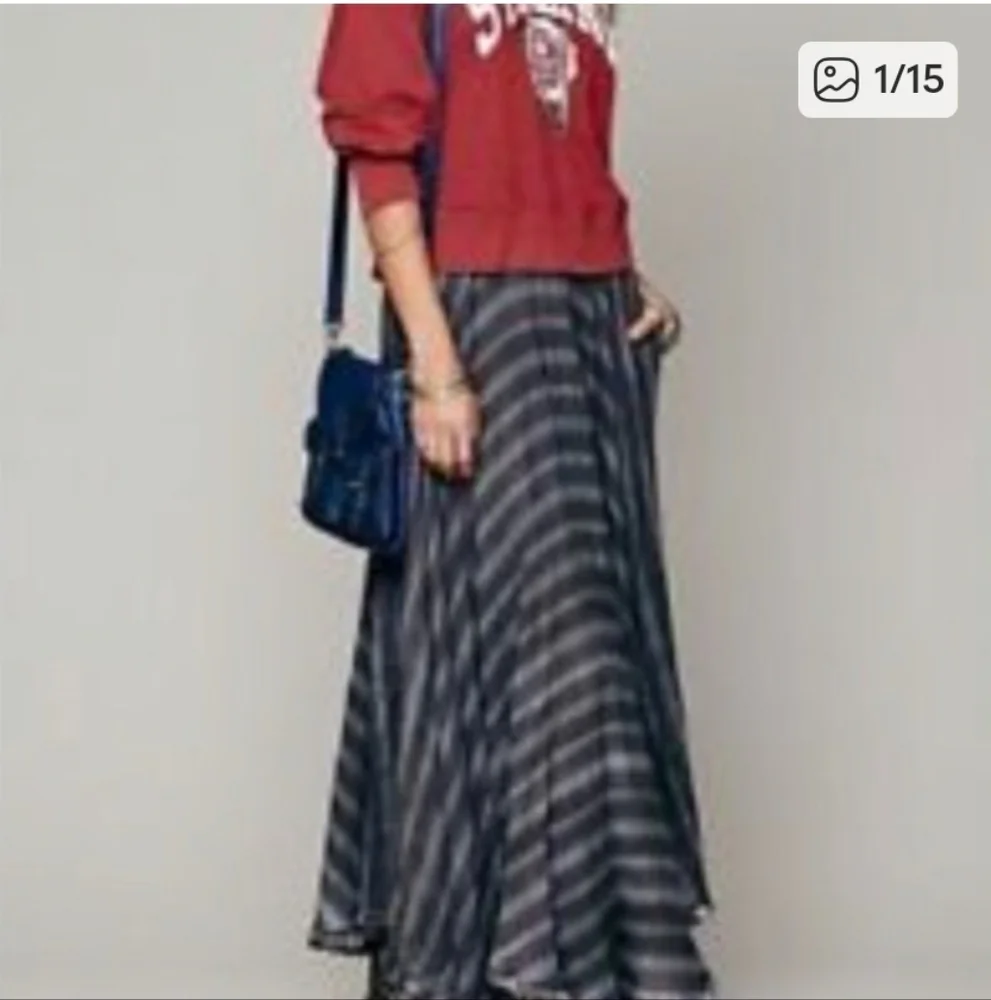 Free People asymmetrical long beautiful bohemian skirt with pockets - Picture 1 of 14